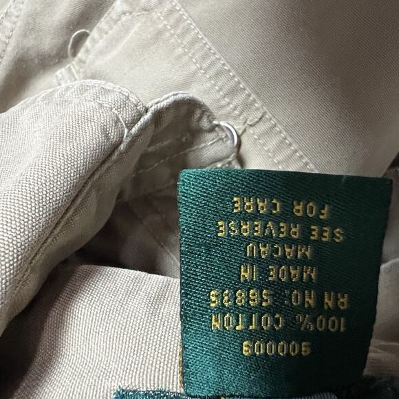 Cabela's Outdoor Gear Tan Khaki Classic Button-Up Gorpcore Long Sleeve Shirt M - Picture 4 of 5